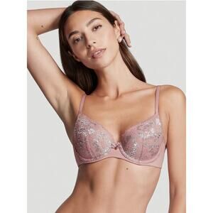 Women's Body by Victoria Secret Perfect Shape in Mauve Metallic Shine size 38D